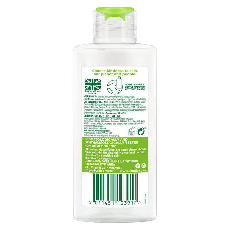 Simple Make-Up Remover Conditioning Eye 125ml