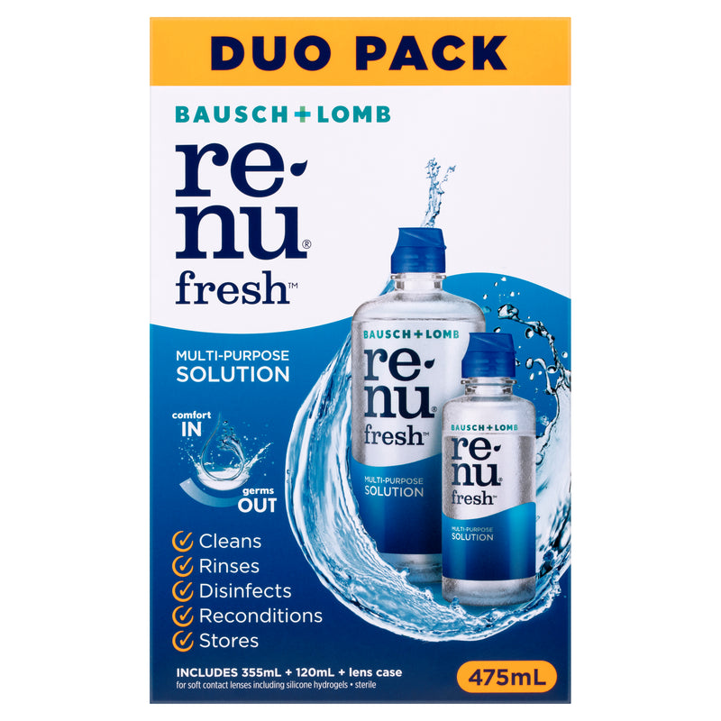 Renu Fresh Multi Purpose Solution Duo 355ml +120ml