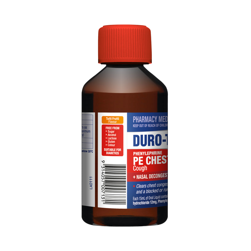 Duro-Tuss PE Chesty Cough + Nasal Decongestant 200mL