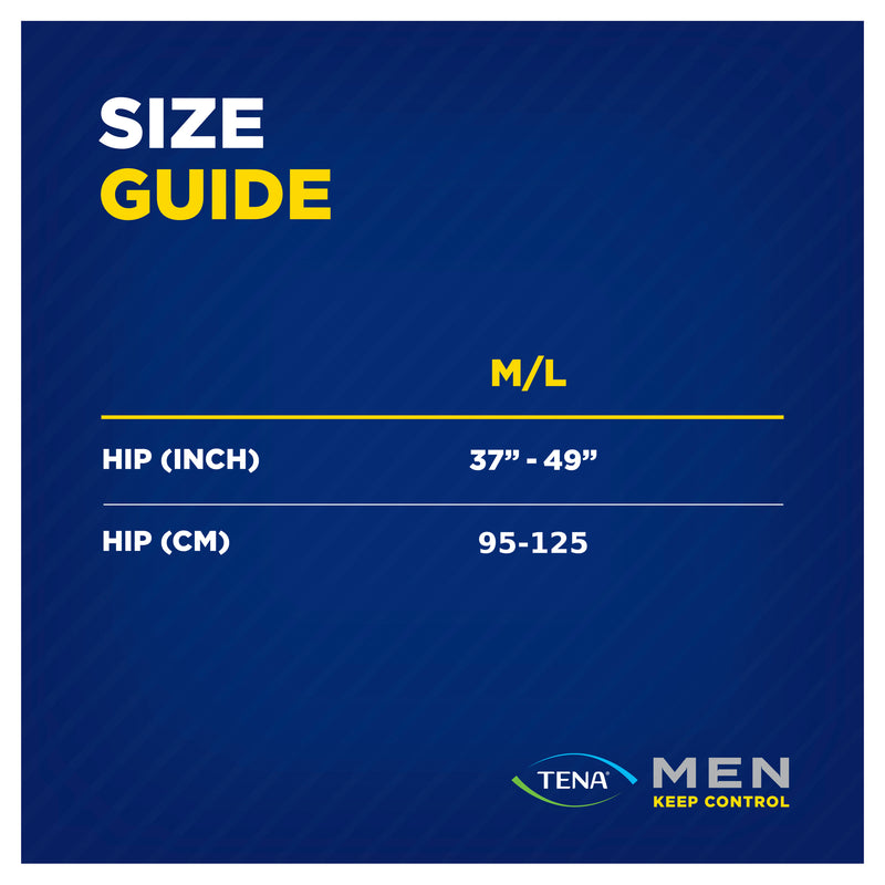 Tena Men Discreet Protection Protective Underwear Level 4 Maxi 8 Pack