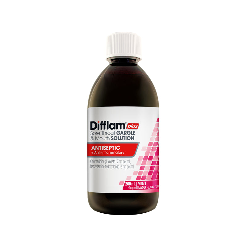 Difflam-C Ready To Use Sore Throat Gargle & Mouth Solution 200mL