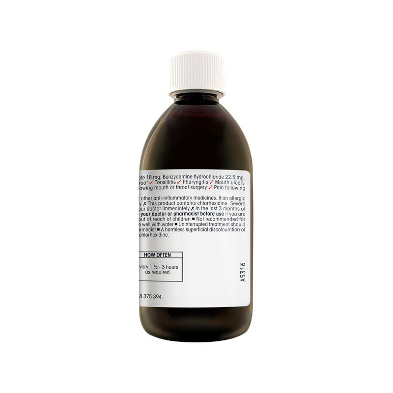 Difflam-C Ready To Use Sore Throat Gargle & Mouth Solution 200mL