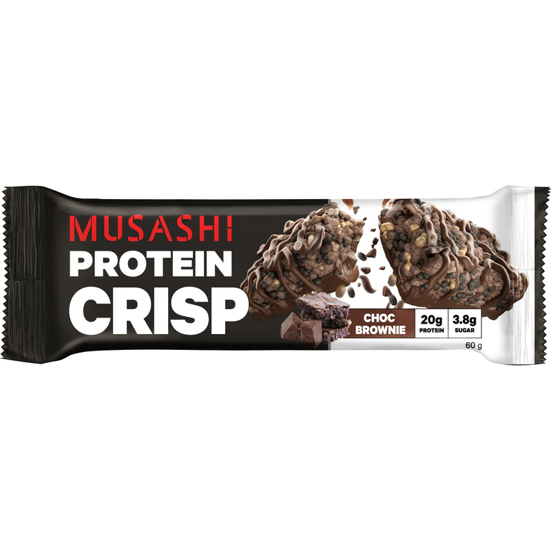 Musashi Crisp Protein Choc Brownie 60g