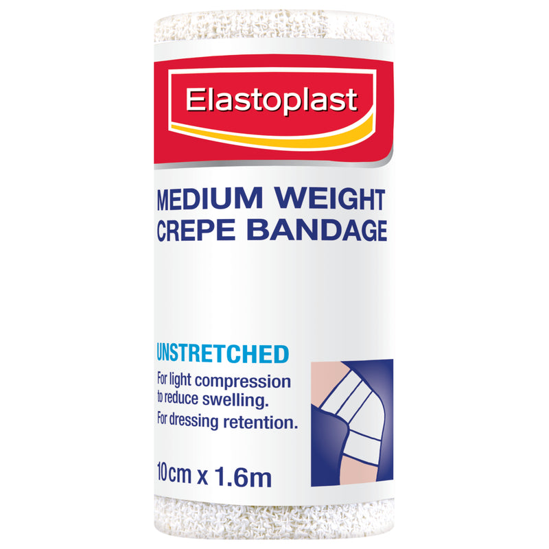 Elastoplast Medium Weight Crepe Bandage 10cmx1.6m