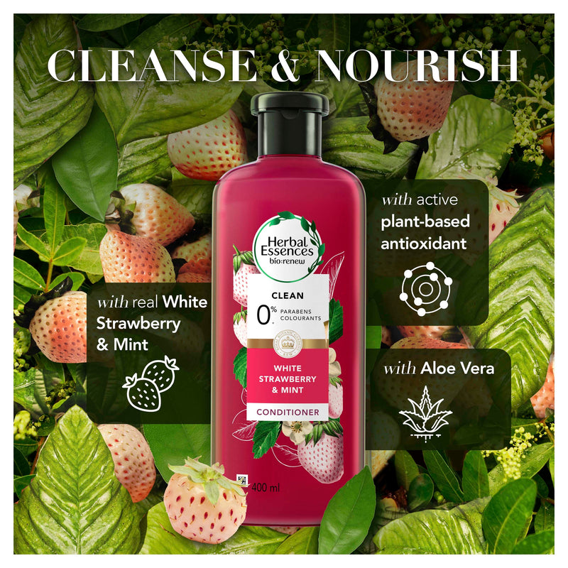 Herbal Essences Bio: Renew Cleansing Conditioner White Strawberry & Mint 400ml