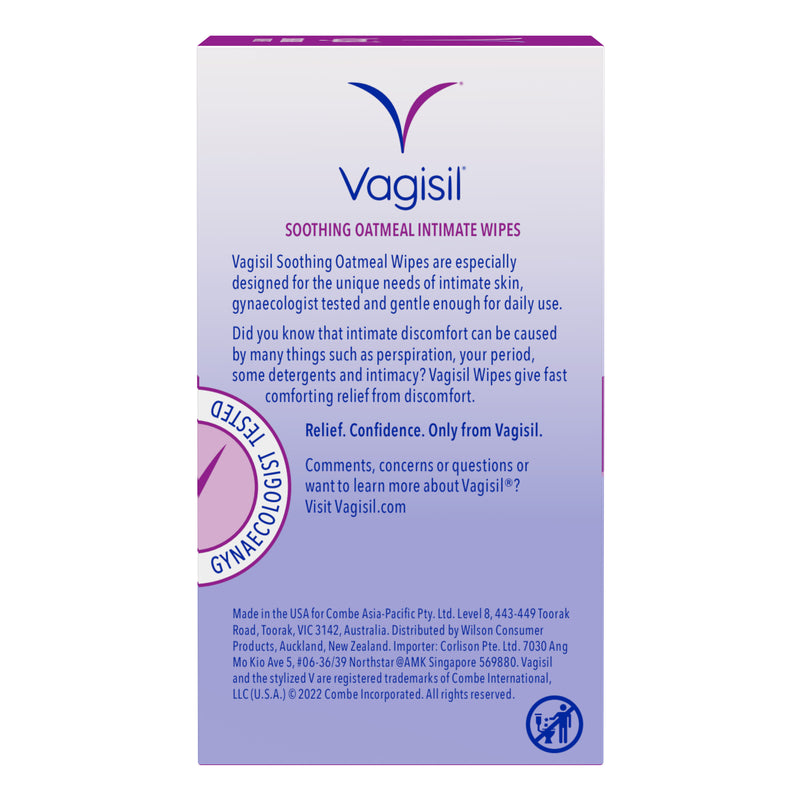 Vagisil Itch Relief Intimate Wipes 12s