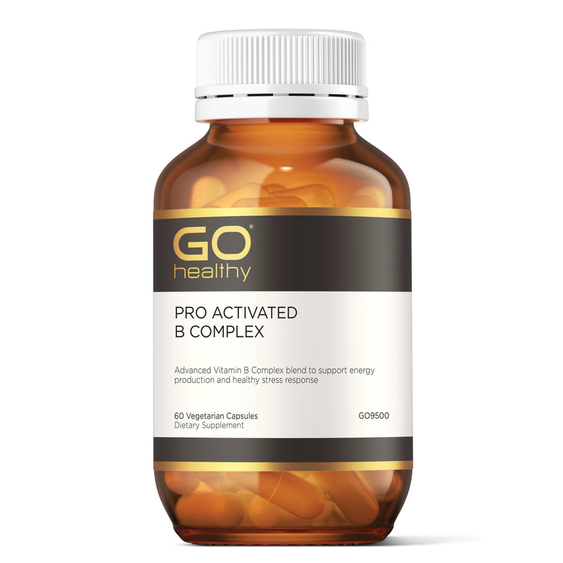 GO Healthy PRO Activated B Complex 60 Vege Capsules