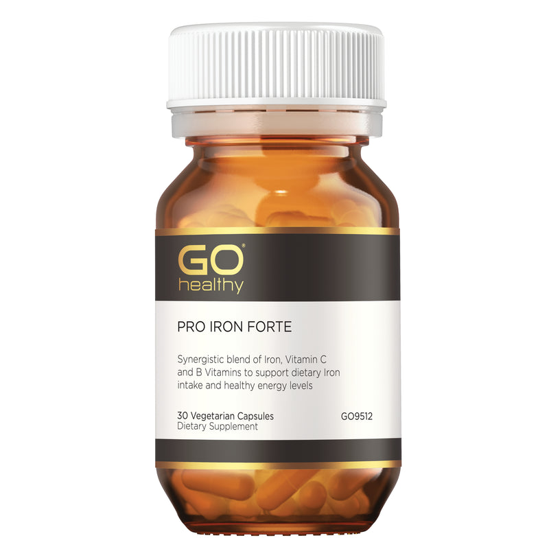 GO PRO Iron Forte Vege Capsules 30s