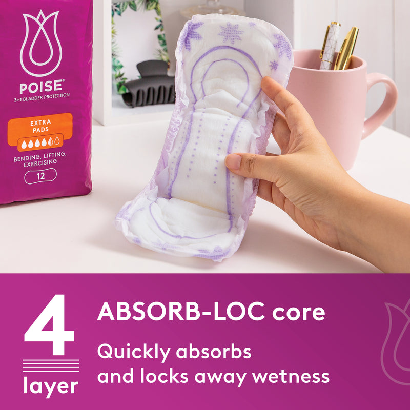 Poise Pads For Bladder Leaks Regular 16 Pack