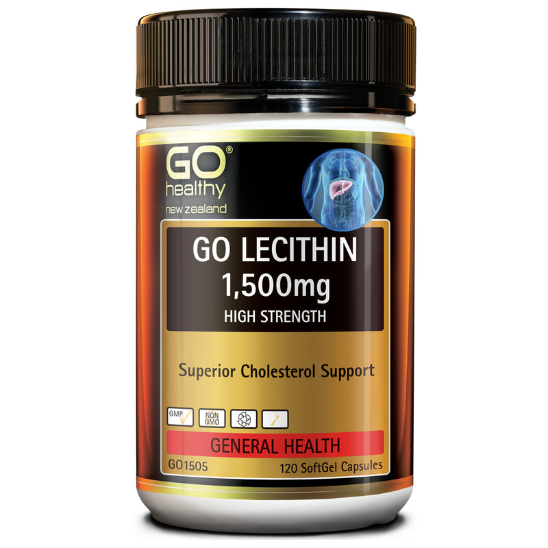 GO Healthy GO Lecithin 1,500mg 120 Caps