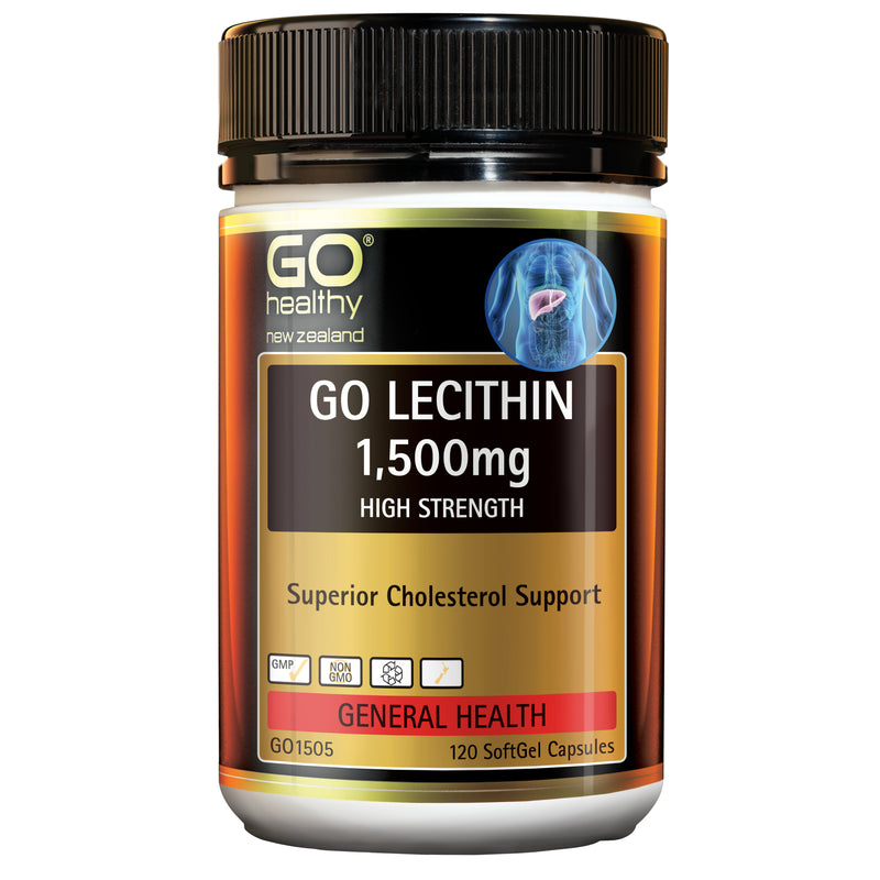 GO Healthy GO Lecithin 1,500mg 120 Caps