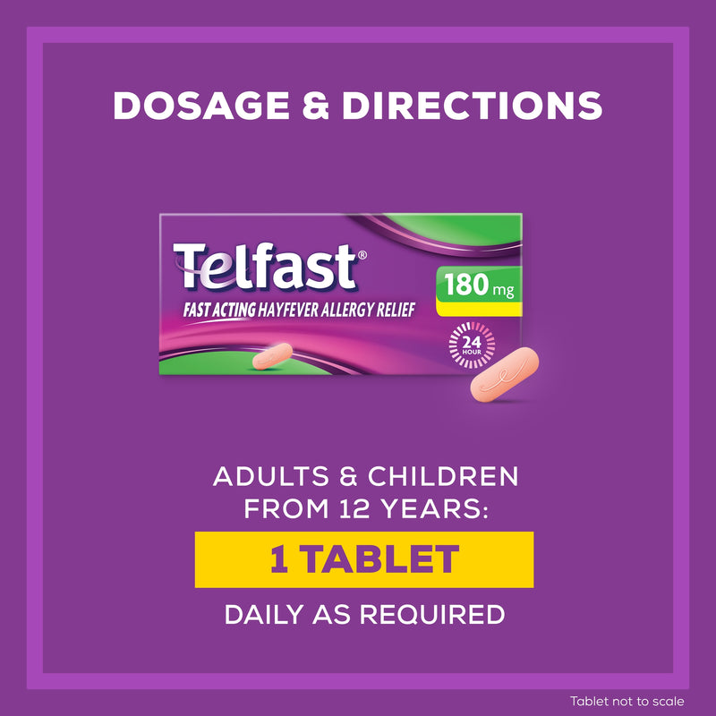 Telfast 180mg 10 Tablets