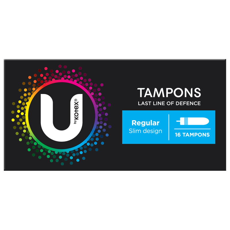 U by Kotex Tampons Regular 16 Pack