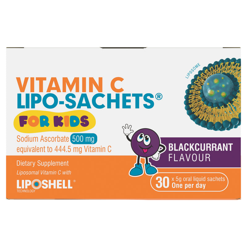 Lipo-Sachets Vitamin C Kids Blackcurrant 30 Pack