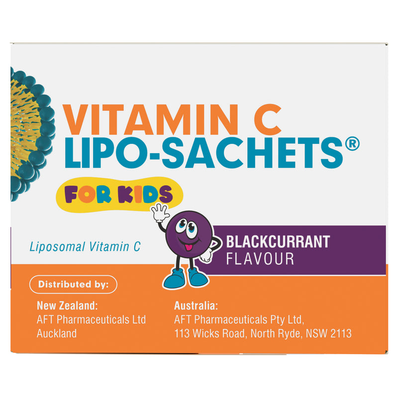 Lipo-Sachets Vitamin C Kids Blackcurrant 30 Pack