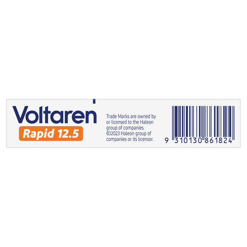 Voltaren Rapid 12.5 20 Tablets