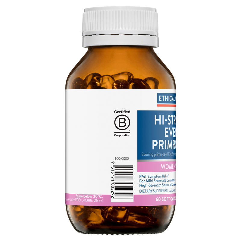 Ethical Nutrients Hi-Strength Evening Primrose Oil 60 Capsules