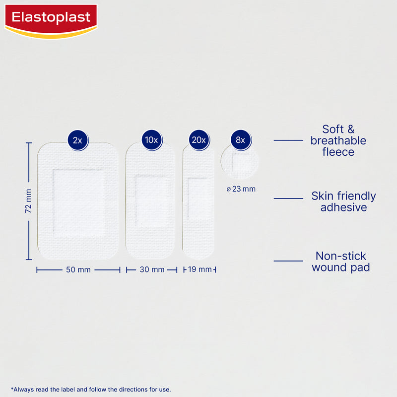 Elastoplast Sensitive Assorted 40 Pack