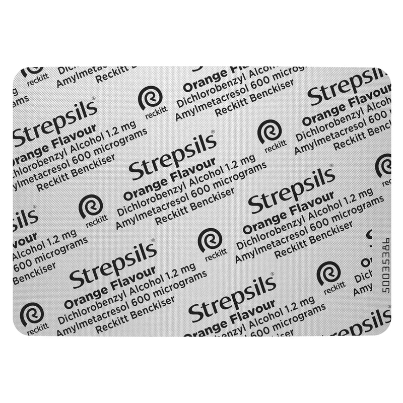 Strepsils Sore Throat Relief Orange 36 Pack