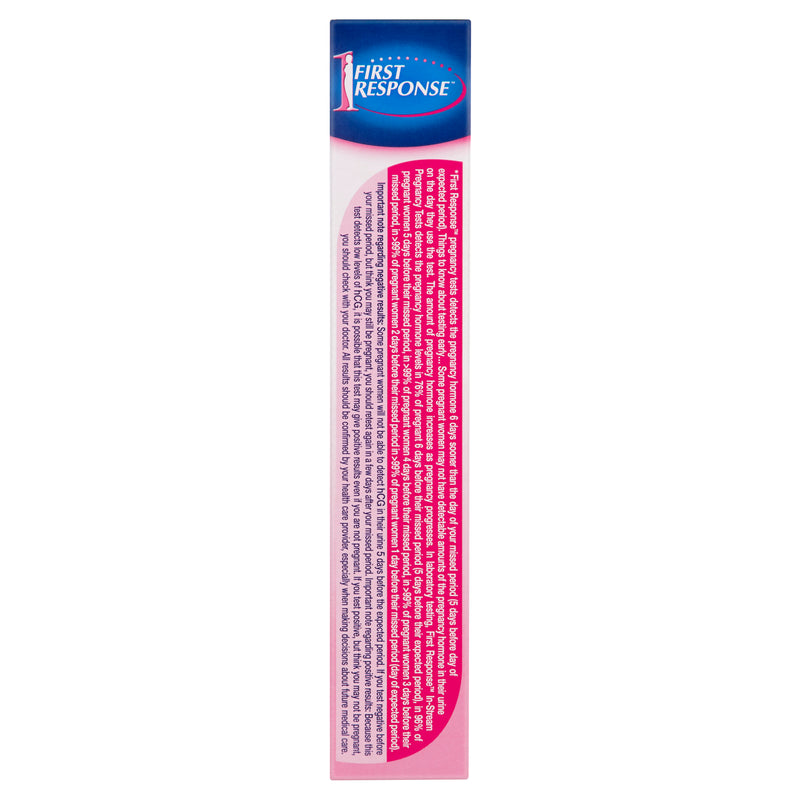 First Response Instream Pregnancy Test 3 Pack