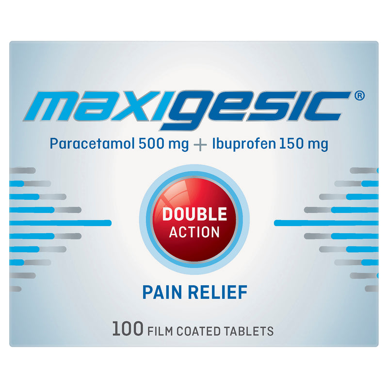 Maxigesic® Double Action Pain Relief 100 Tablets