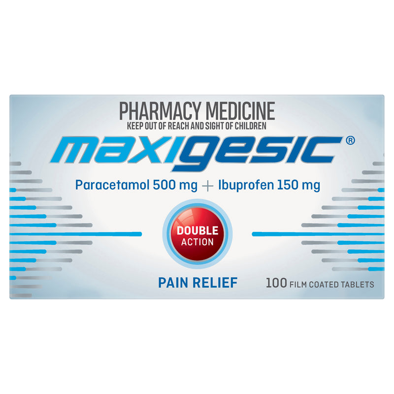 Maxigesic® Double Action Pain Relief 100 Tablets