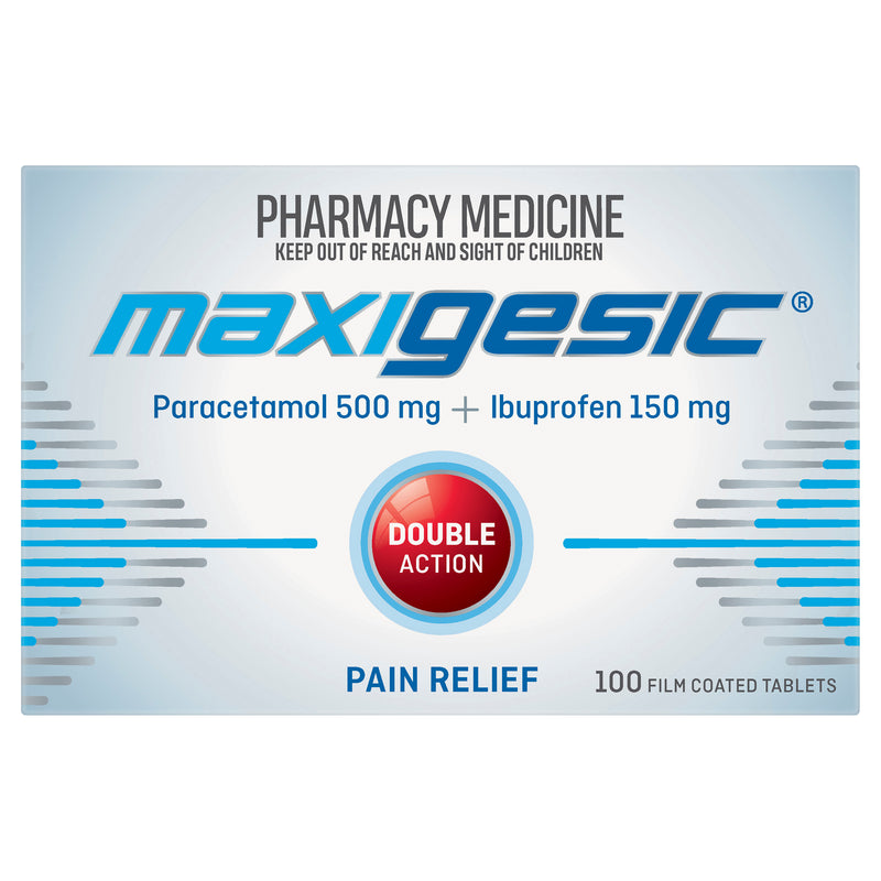 Maxigesic® Double Action Pain Relief 100 Tablets