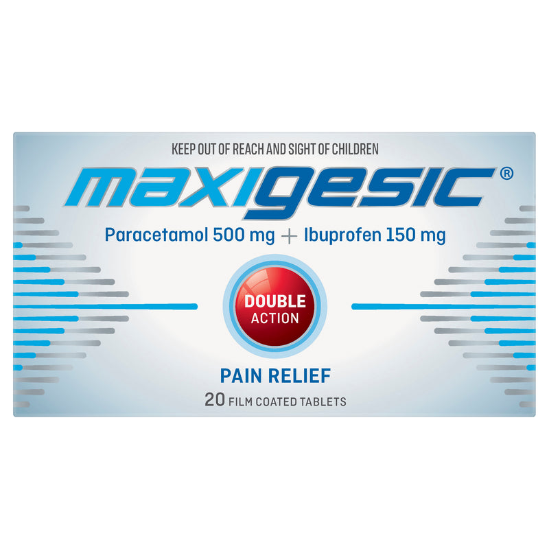 Maxigesic® Double Action Pain Relief 20 Tablets