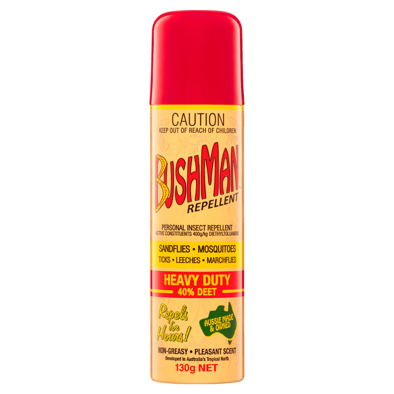 Bushman Heavy Duty Aerosol 40% Deet 130g