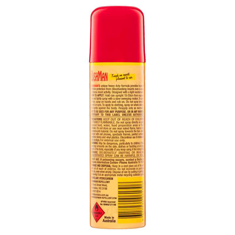 Bushman Heavy Duty Aerosol 40% Deet 130g