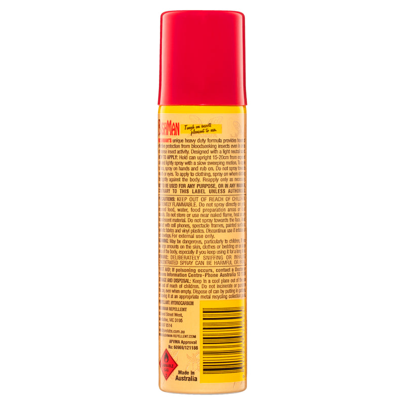 Bushman Heavy Duty Aerosol 40% Deet 60g