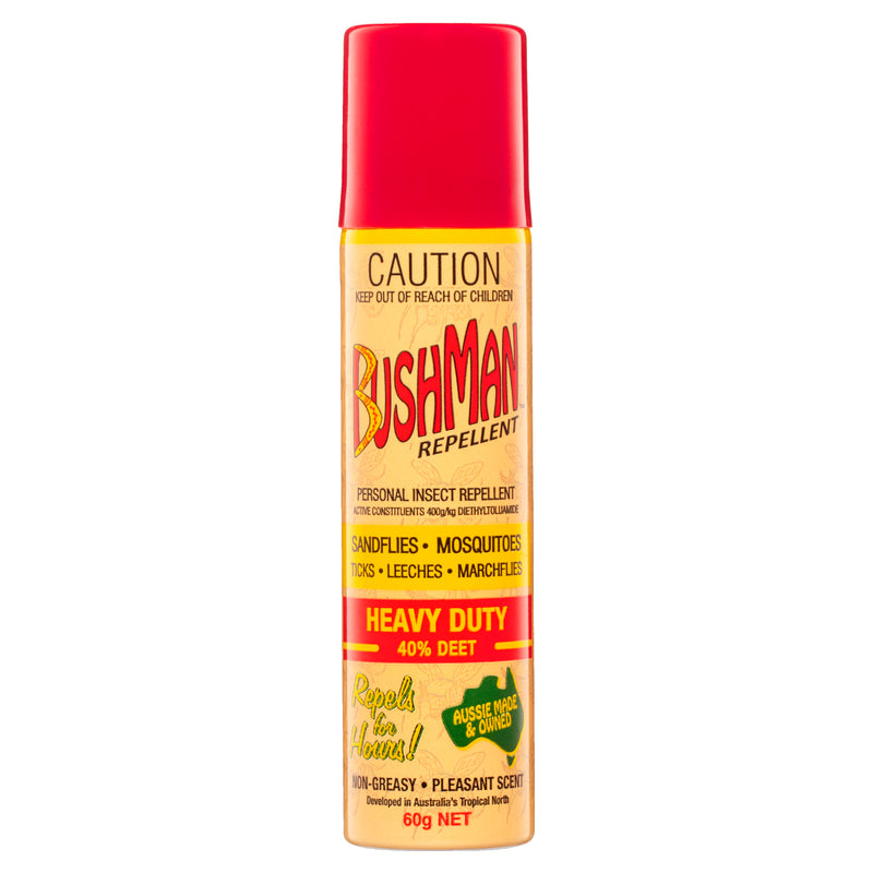 Bushman Heavy Duty Aerosol 40% Deet 60g