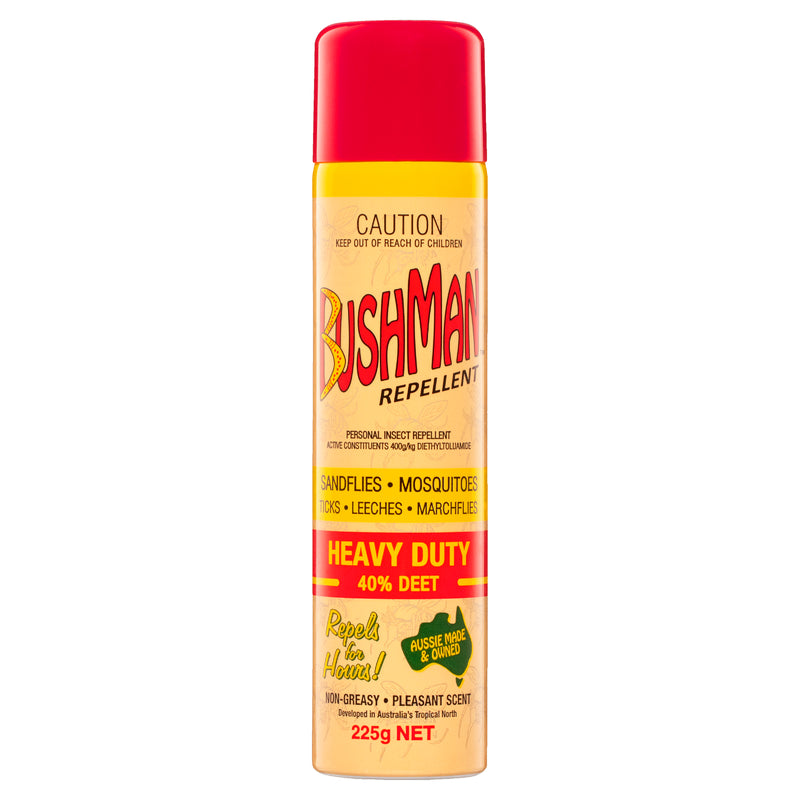 Bushman Heavy Duty Aerosol 40% Deet 225g