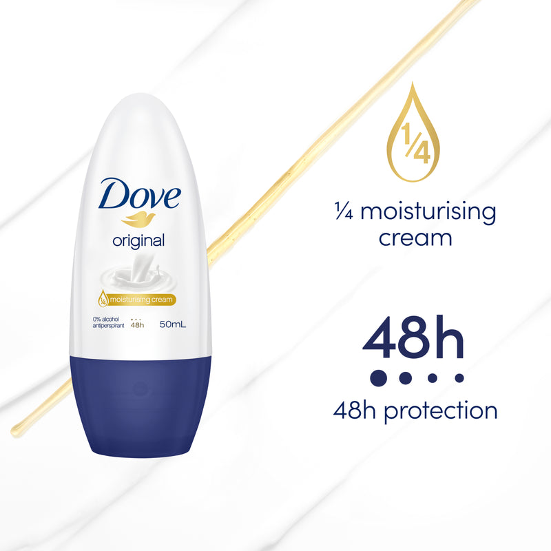 Dove Antiperspirant Roll On Deodorant Original 50ml