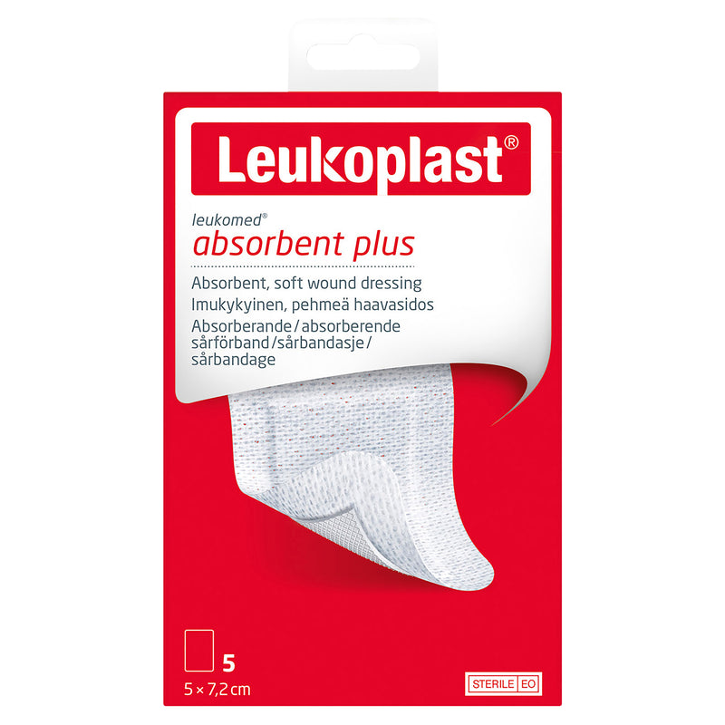 Leukomed Dressing White 5cm x 7.2cm - 5 Pack