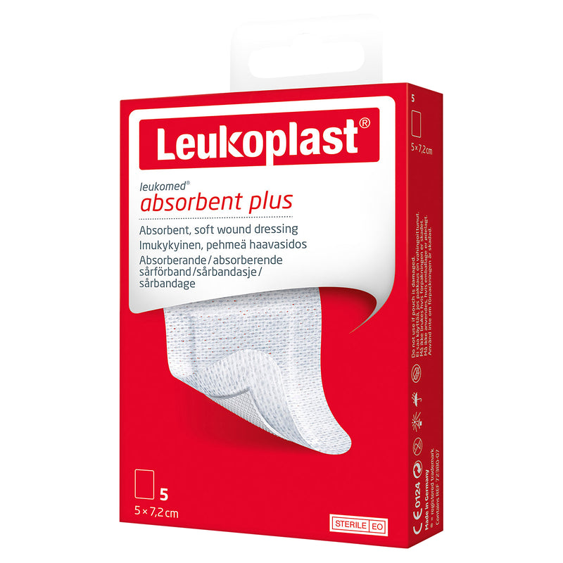 Leukomed Dressing White 5cm x 7.2cm - 5 Pack