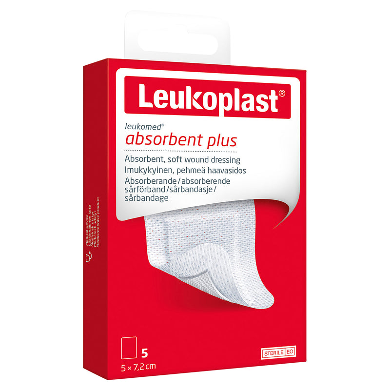 Leukomed Dressing White 5cm x 7.2cm - 5 Pack