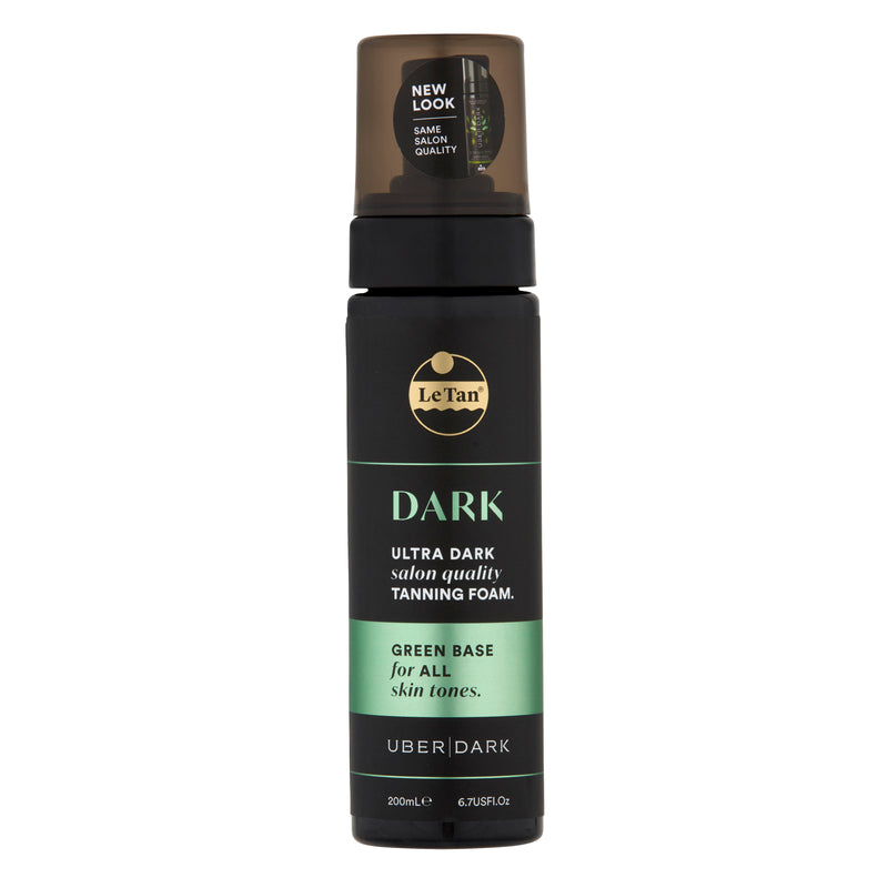 Le Tan Uber Dark Self Tanning Foam Green Base Foam 200ml