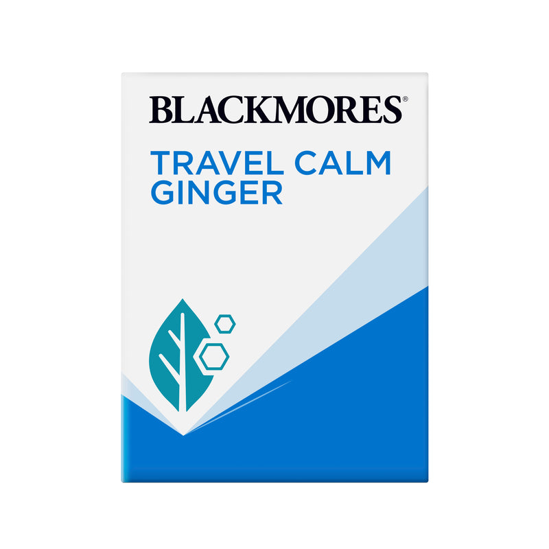 Blackmores Travel Calm Ginger 45 Tablets