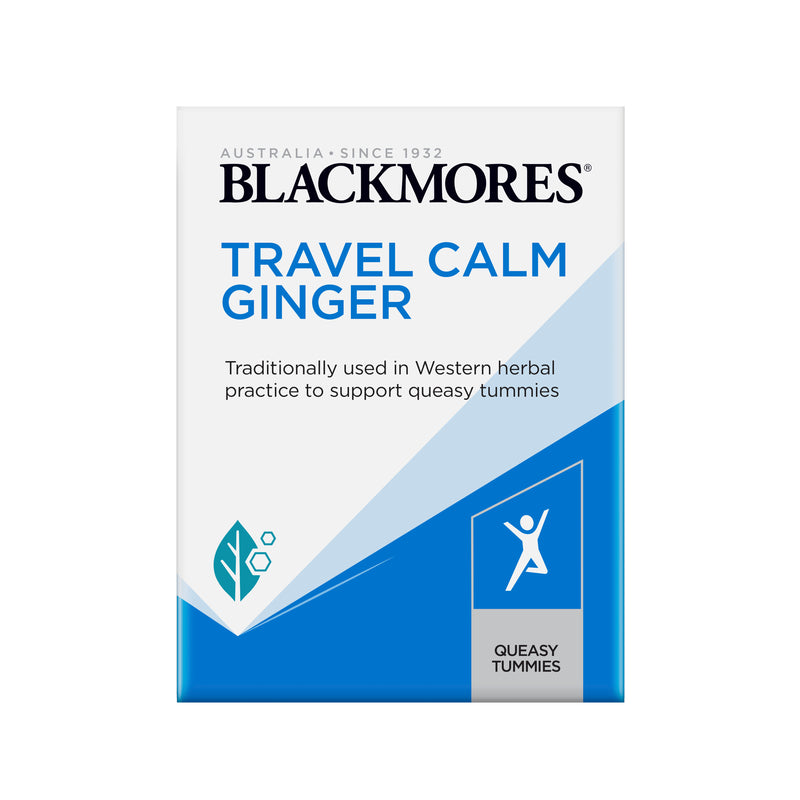 Blackmores Travel Calm Ginger 45 Tablets