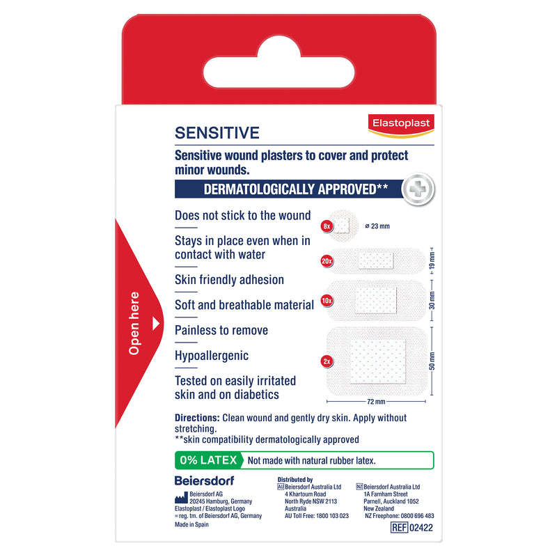 Elastoplast Sensitive Assorted 40 Pack