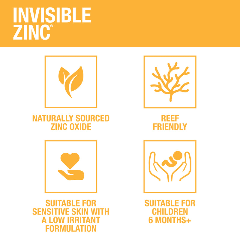 Invisible Zinc Junior Mineral Sunscreen SPF 50