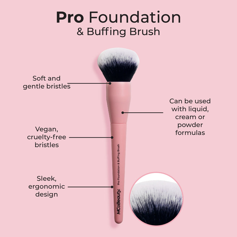 MCoBeauty Pro Foundation & Buffing Brush