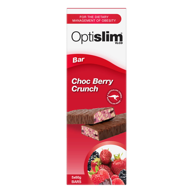 Optislim VLCD Bar Choc Berry 5x60g