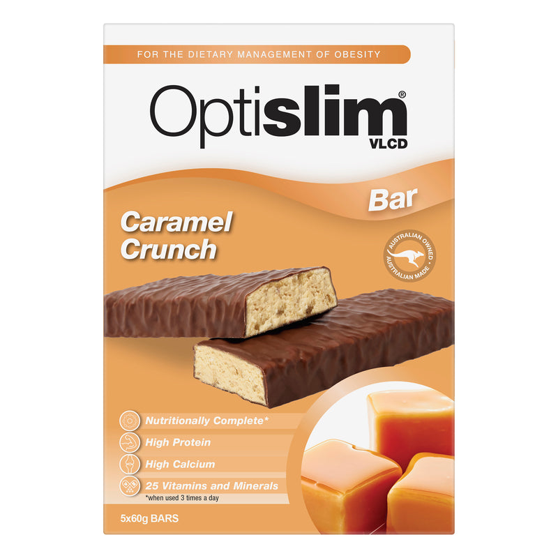 Optislim VLCD Bar Caramel 5x60g