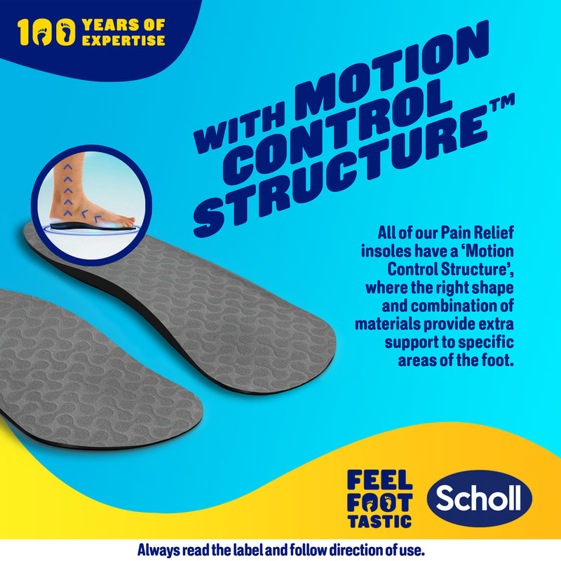 Scholl In-Balance Arch Orthotic Insole Large Size 9 - 11