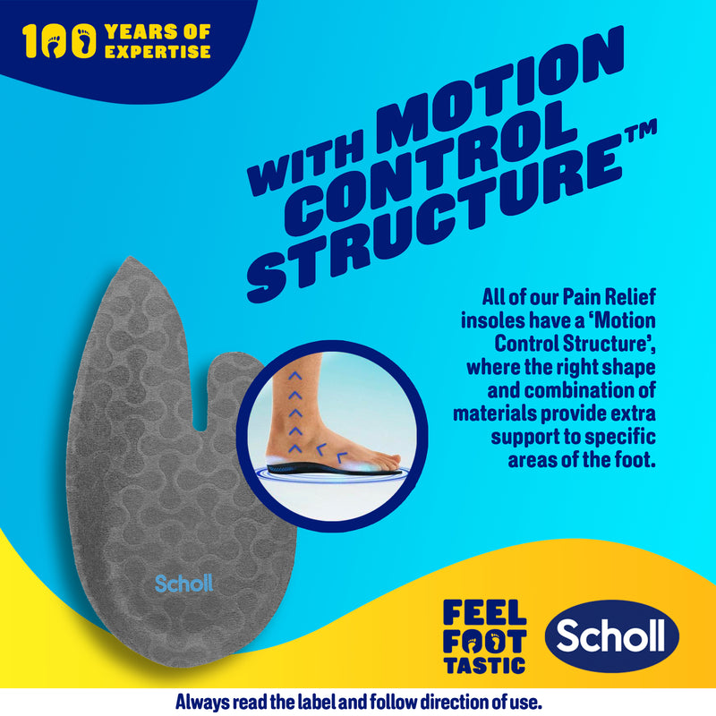 Scholl In-Balance Heel Orthotic Insole Large Size 9 - 11