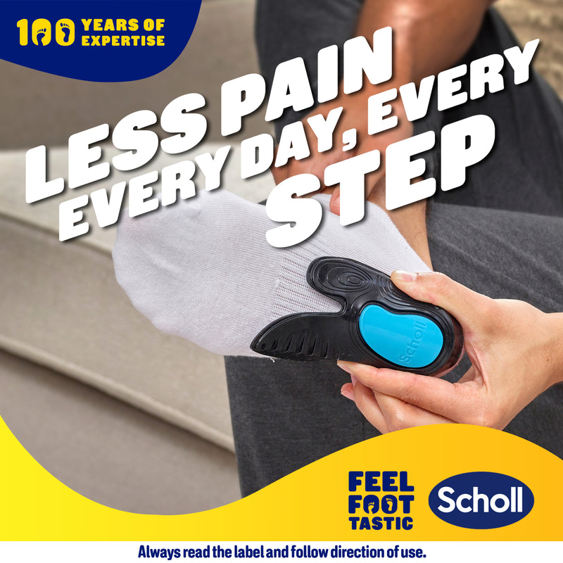 Scholl In-Balance Heel Orthotic Insole Large Size 9 - 11