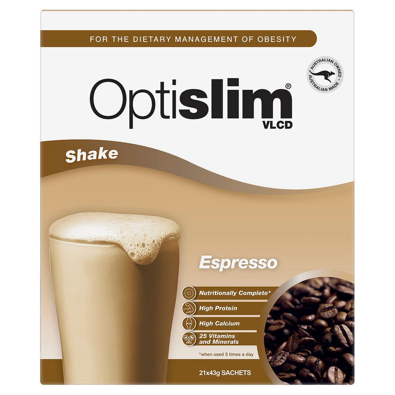 Optislim VLCD Shake Espresso 21x43g