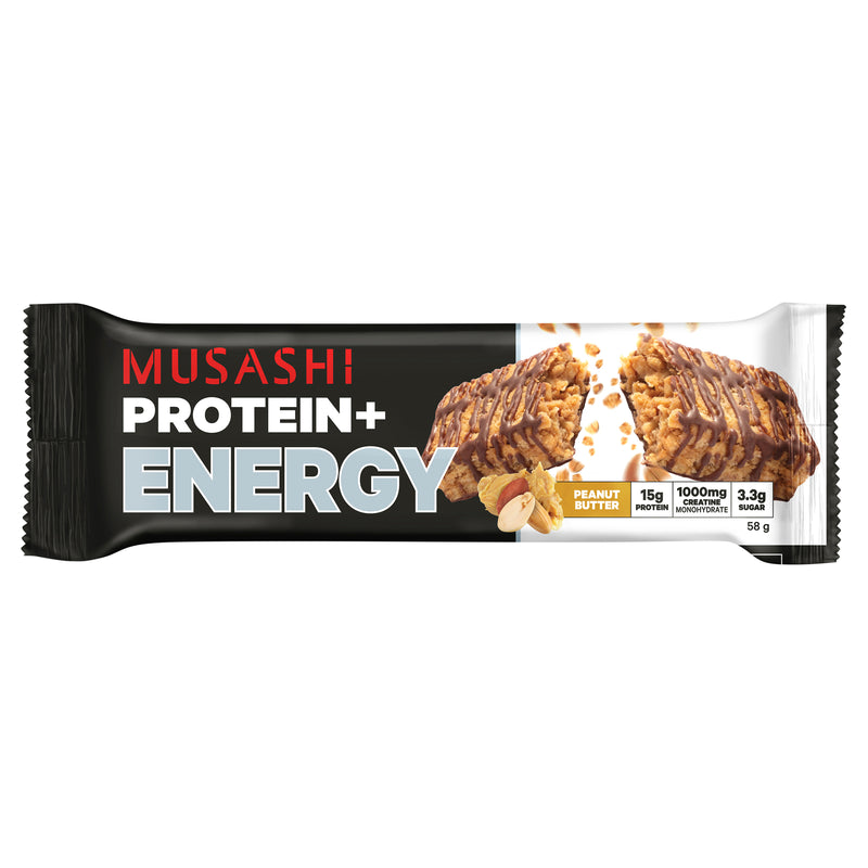 MUSASHI Prot+Energy Bar P/Butt 58g